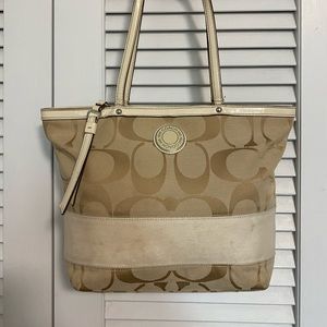 Coach canvas bag